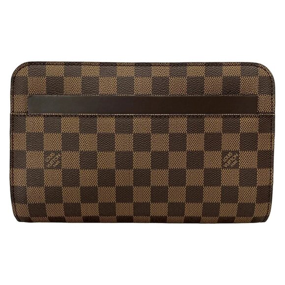 LOUIS VUITTON Saint Louis Ebene Damier - Mens Clutch Bag 516-082225 - Picture 1 of 10